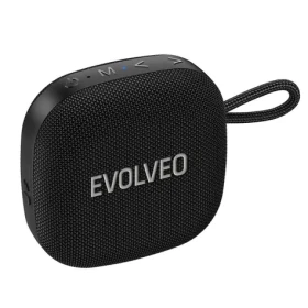 Evolveo TopSound čierna / Bezdrôtový reproduktor / 4.5W / Bluetooth 5.3 / IPX 7 (TOPSOUND-BK)
