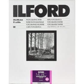 Ilford MG RC DL 1M / 50 listov / 24 x 30.5 cm / čiernobiely fotografický papier / lesklý (HAR1180002)