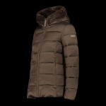 Dámska zimná bunda CMP s kapucňou športová zateplená hnedá (34K0036F/P981) 34