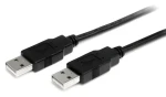 StarTech USB-A (M) - USB-A (M) čierna / Kábel / USB 2.0 / 2 m (USB2AA2M)