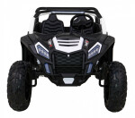 Mamido Detské elektrické autíčko Buggy UTV Strong 24V nafukovacie kolesá biele