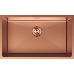 MEXEN - Trixo oceľový drez 1-bowl 750 x 440 mm, meď 6415751000-65