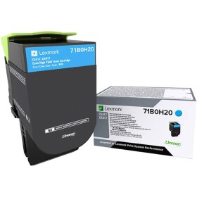 Lexmark CS417 CX417 toner originál zelenomodrá Maximálny rozsah stárnek 3500 Seiten