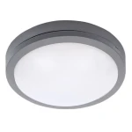 Solight WO781-G LED vonkajšie osvetlenie Siena sivá / 20W / 1500lm / 4000K / IP54 / 23cm (8592718029494)