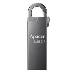 Apacer AH15A 128GB strieborná / USB flash disk / USB 3.0 (3.1 Gen 1) / s karabínkou (AP128GAH15AA-1)