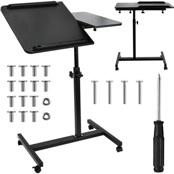 Maclean Mobilne biurko/stand na Notebook Maclean, biele, regulacja wysokośc 59-89cm, max. 30kg , MC-121 B