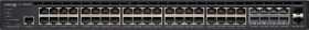 LANCOM Systems LANCOM XS-3550YUP Managed L3-Lite multi-gigabit PoE++ access switch 40x 1GE PoE+ 802.3at 8x 10GE PoE++ 802.3bt type 4 2x 25G SFP28