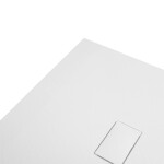 CERANO - Sprchová vanička štvorcová FlexiCut - SMC/minerálny kompozit - upraviteľná - biela matná - 100x100x3 CER-666055
