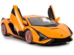 RASTAR Auto R/C Lamborghini Sian FKP 37 Rastar 1:14 oranžová na diaľkovom ovládači