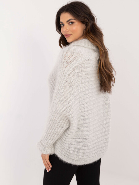 Dámsky sveter TW SW BI 25002.88P Light grey - FPrice one size světle šedá