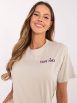 Tričko D12022AC02645G beige M