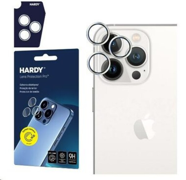 3mk HARDY Lens Protection Pre sklá na fotoaparát pre Apple iPhone 15 Pro White (5903108573399)