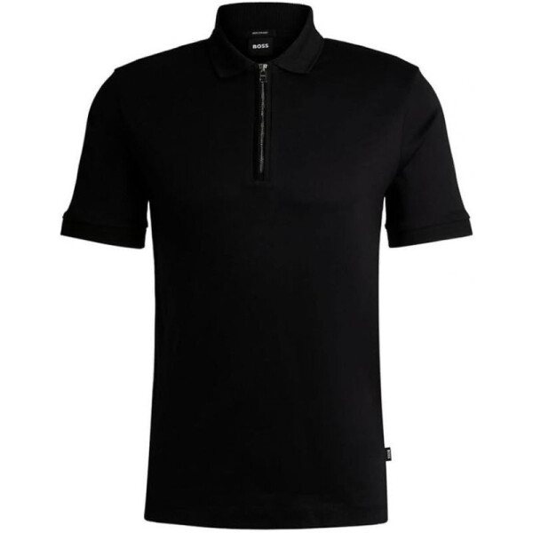 Pánske polo tričko BOSS Polston 11 NERO slim fit čierne (50513375-001) M