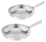 TEFAL Duetto On B866S234 / Sada panvíc / 2 ks / 24 a 28 cm / nerez / indukcia (B866S234)