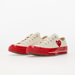 Tenisky Converse x Comme des Garçons PLAY Chuck Taylor 70 Low Top Red Sole White EUR 42.5