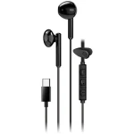 Genius slúchadlá HS-M366 čierna / s mikrofónom / USB-C / kábel 1.2 m (31710033400)