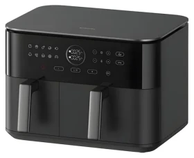 XIAOMI Air Fryer Dual Zone 10L čierna / Teplovzdušná fritéza / 40 - 230 ° C / 2700W (476886)
