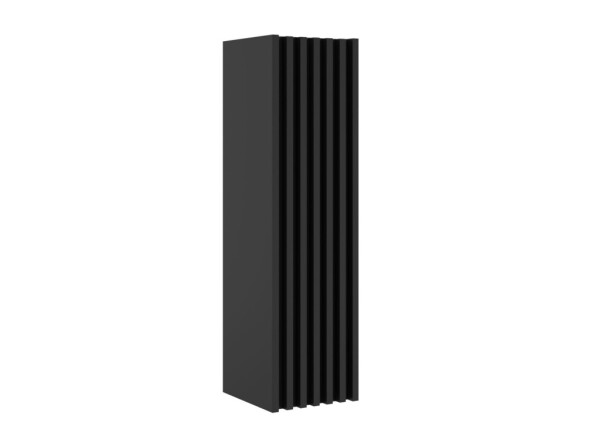 Kúpeľňová skrinka vysoká SAT Delano 34x125x36 cm čierna DELANOV35CD DELANOV35CD
