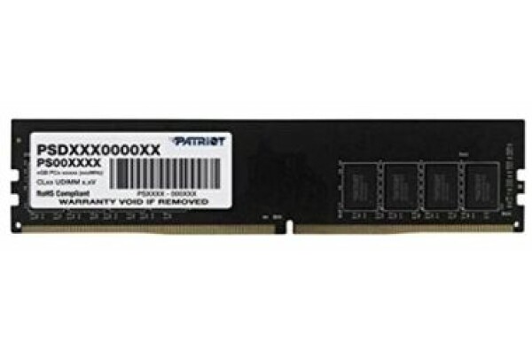 Patriot Signature 16GB (1x16GB) 2666MHz / DIMM / DDR4 / CL19 / Non-ECC / Unbuffered / 1.2 V (PSD416G266681)