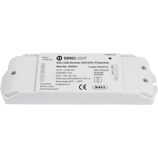 Deko Light 843341 napájací zdroj pre LED konštantné napätie 12 - 48 V/DC stmievateľný; 843341