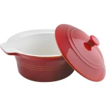 Lamart Casa Zapekací hrniec okrúhly 2.3l červená / keramika (8590669349609)