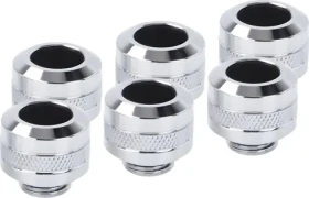 Alphacool Eiszapfen PRO 13mm šróbenie HardTube G1/4" chrómová / 6 ks (17474)