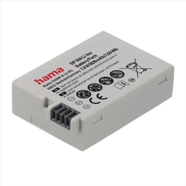 HAMA fotoakumulátor typ Canon LP-E8 / Li ION 7,4 V / 1020 mAh (77554)