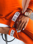Dámska tepláková súprava TORONTO orange FashionStreet AY0852 M
