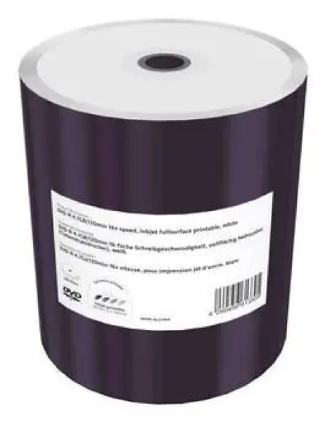 MediaRange DVD- R 4.7GB 16x / Optické médium / 100 ks / Shrink / Inkjet Printable (MR413-SHRINK)