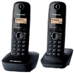 Panasonic KX-TG1612FXH, bezdrôt. telefón, 2 slúchadlá (5 025 232 621 798)