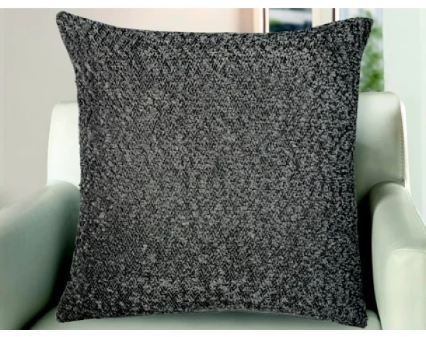 Dekoračný vankúš Bouclé 45x45 cm, šedá%