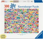 Ravensburger Puzzle 387 psov 1 mačka XXL