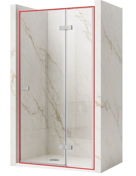 REA - Sprchové dvere bez stenového profilu ATLAS chróm 100 P REA-K4665