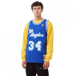 Mitchell Ness Pánske tričko NBA Los Angeles Lakers Shaquille O'Neal potlačou SMJYAC18013-LALROYA96SON