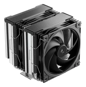 DEEPCOOL AG620 G2 čierna / Chladič CPU / 2x 120mm / 6x heatpipe / LGA1700 / AM5 (R-AG620-BKNPMG2-G)