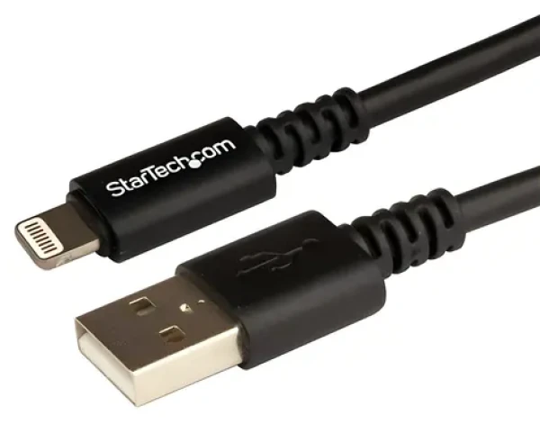StarTech čierna / Dátový kábel / USB-A na Lightning / 3 m (USBLT3MB)