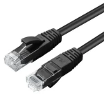 MicroConnect CAT5e čierna / Sieťový kábel / U/UTP / RJ-45 / 15 m / PVC plášť (UTP515S)