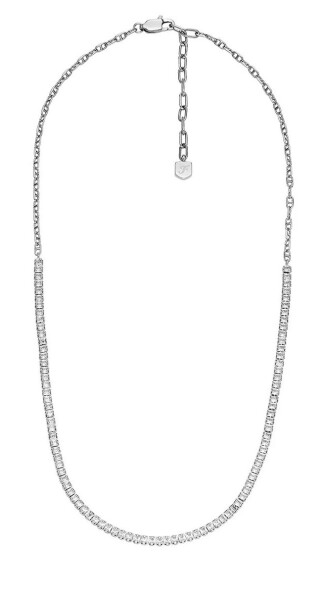 Fossil Oceľová tenisová retiazka Heritage D-Link JA7271040