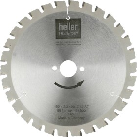 Heller Speed Blades Handkreissägen 31042 pílový kotúč 190 x 20 x 1.8 Počet zubov (na palec): 38 1 ks; 31042