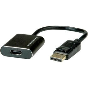 Roline DisplayPort / HDMI káblový adaptér Konektor DisplayPort, Zásuvka HDMI-A 0.15 m čierna 12.03.3164 Kábel DisplayPort; 12.03.3164