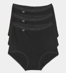 Dámske nohavičky Basic+ Maxi 3P - BLACK - black 0004 - SLOGGI BLACK 46