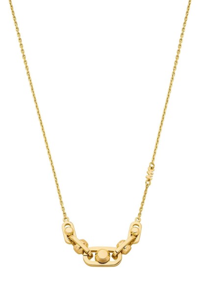 Michael Kors Moderný pozlátený náhrdelník Astor Link MKC170800710