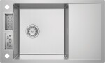 DEANTE - Magnetic steel nerezový drez, 1-miska s odkvapkávačom ZRM_0113