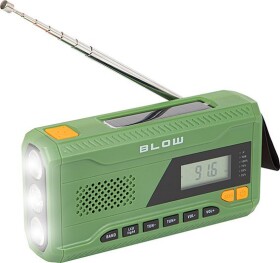 Blow 77-541# Radio przenośne analogowe am/fm blow ra11 solarne dynamo batérka