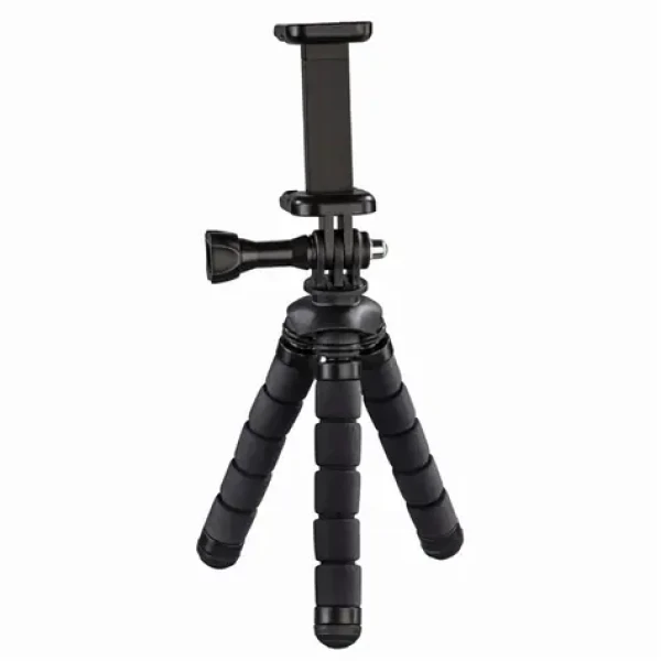 Hama Flex 2v1 14cm čierna/mini statív pre smartphone a GoPro kamery (4609-H)