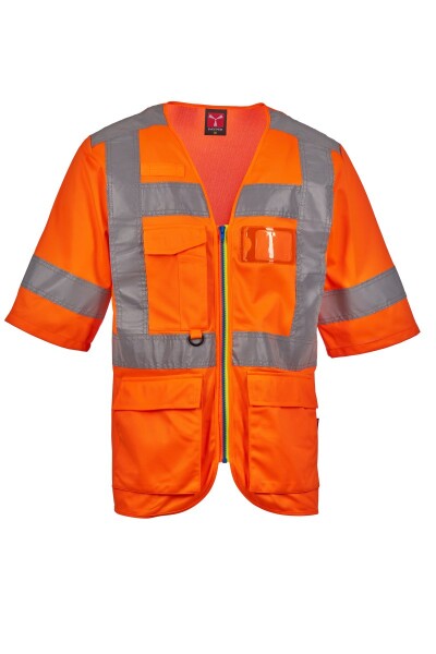 Reflexná pracovná vesta Payper EXO Farba: Oranžová fluo, Veľkosť: 3XL (S008550088020013XL)