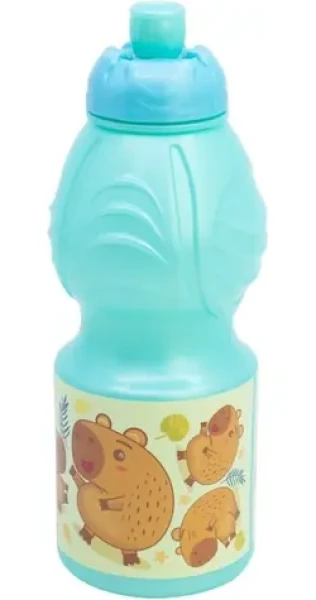 STOR Fľaša na pitie Kapybara / Fľaša na pitie / 400 ml / Plast (20132)