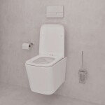 Kielle - Arkas I Závesné WC s doskou SoftClose, Rimless, biela 30111000