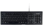 Kensington ValueKeyboard čierna / Klávesnica / USB / DE layout / kábel 1.5m (1500109DE)