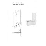 BESCO - Vaňová zástena PRESTIGIO BCPRE80CC